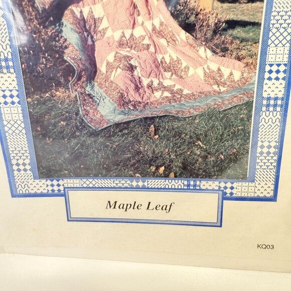 Kanesville Quilting Maple Leaf‎ Pattern Instructions Vintage - Picture 4 of 7